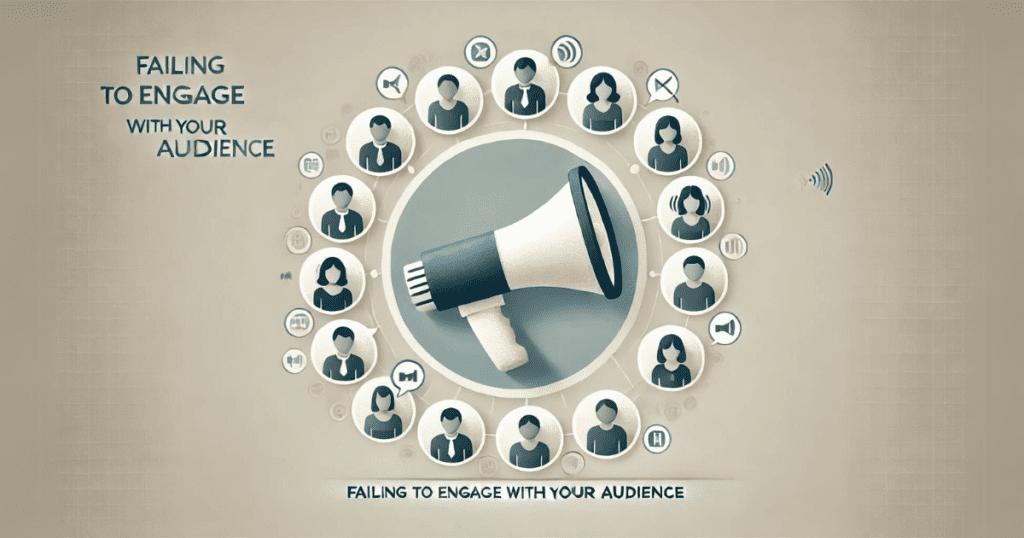 Failing to Engage with Your Audience. Common mistakes in affiliate marketing to avoid