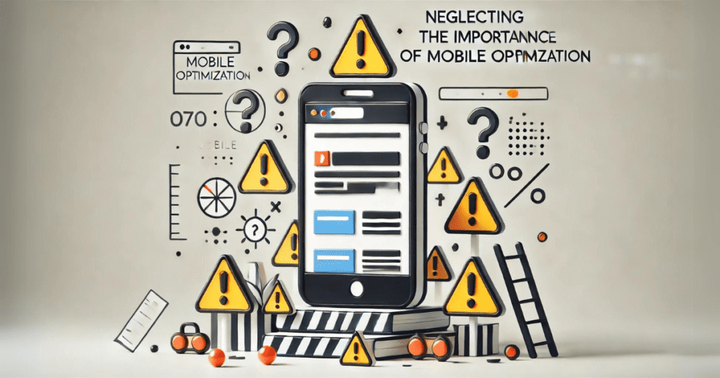 Neglecting the Importance of Mobile Optimization. Common mistakes in affiliate marketing to avoid