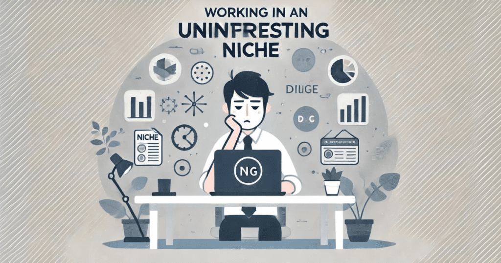 Working in an uninteresting niche... Common mistakes in affiliate marketing to avoid